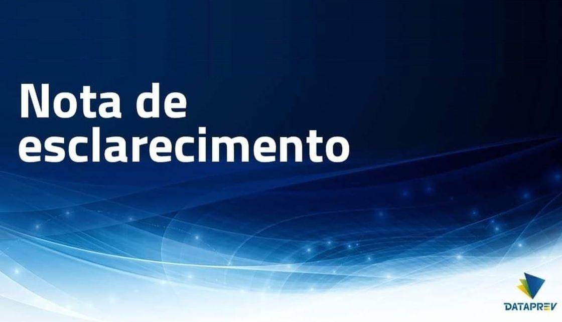 Nota de Esclarecimento Dataprev