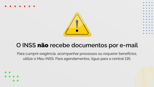 INSS não recebe documentos por e-mail. Confira ações para proteção de dados