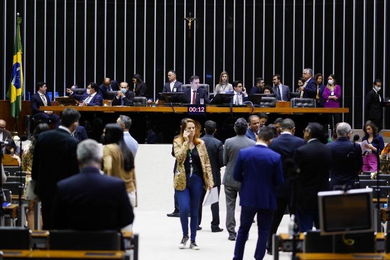 Sessão do Congresso Nacional, no Plenário da Câmara