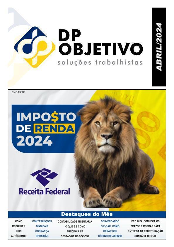 Capa do informativo Abril 2024